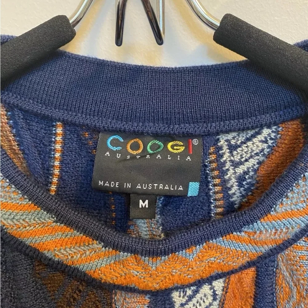 Vintage 90’s COOGI Australia 3D Knit Sweater Sz M. (New Without T…